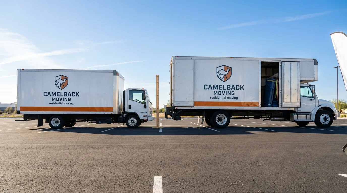 Moving truck size capacity guide in Petersburg